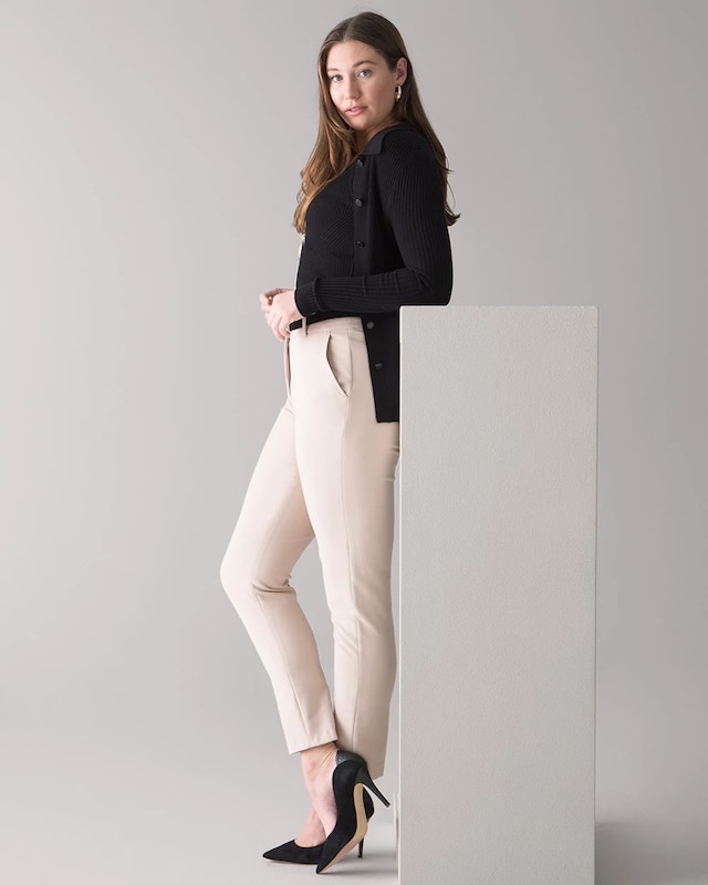 Curvy WHBM? Elle Slim Ankle Comfort Stretch Pant