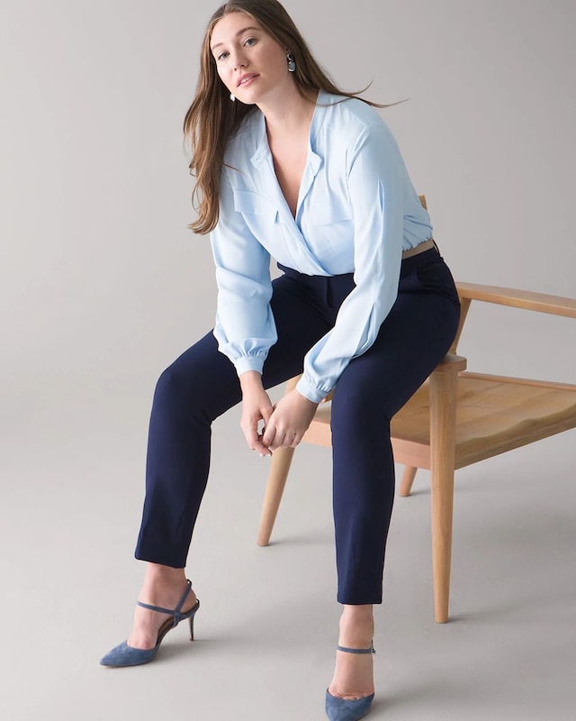Curvy WHBM? Elle Slim Ankle Comfort Stretch Pant