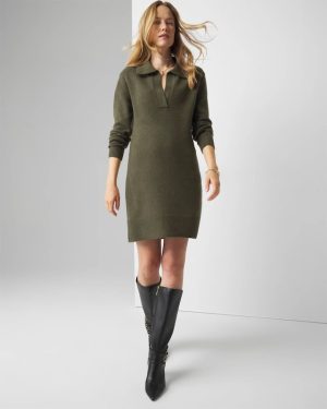 Petite Polo Sweater Dress