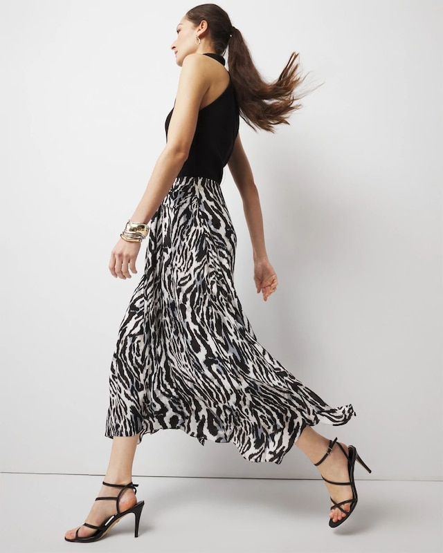 Leopard Midi Skirt