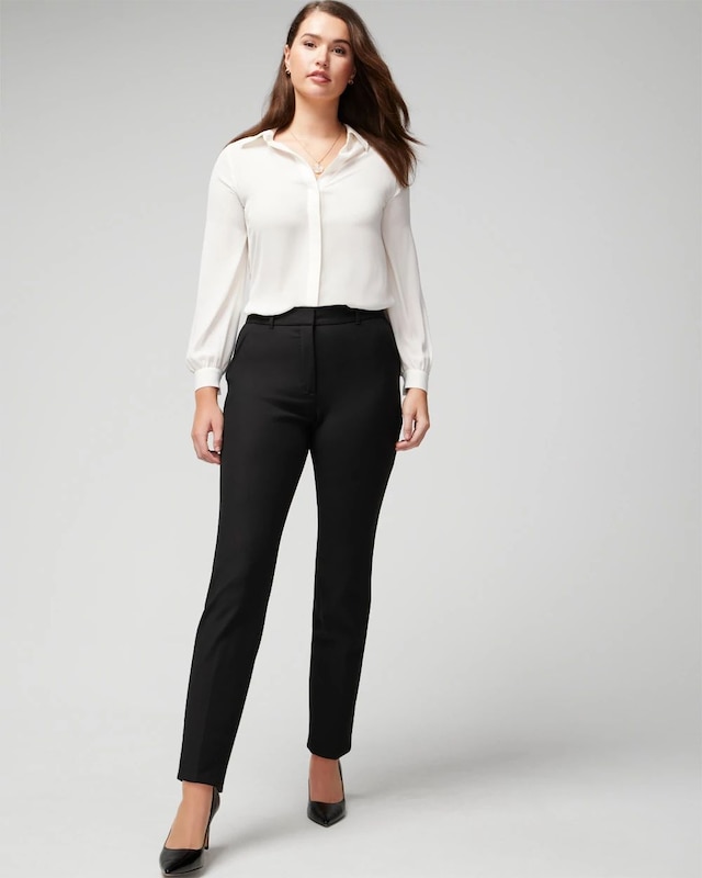 Curvy WHBM? Elle Slim Ankle Comfort Stretch Pant