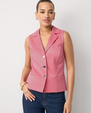 Petite Single-Breasted Vest