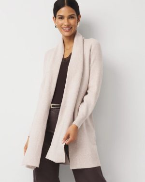Petite Convertible Scarf Cardigan