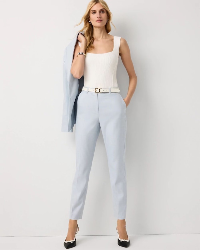 Crosshatch Elle Slim Ankle Pant