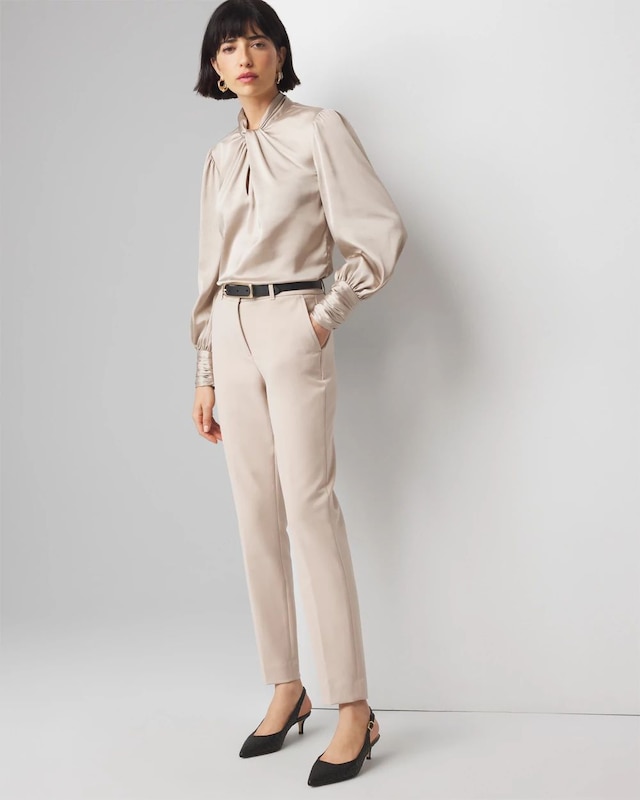 Slim Ankle Comfort Stretch Pants