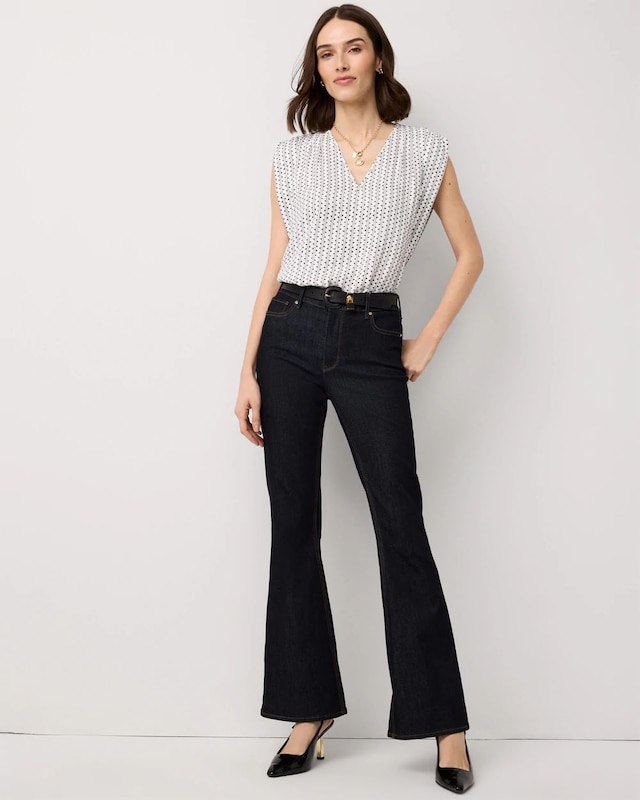 High-Rise Flare Jean