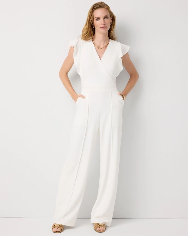 Knit Crepe Jumpsuit