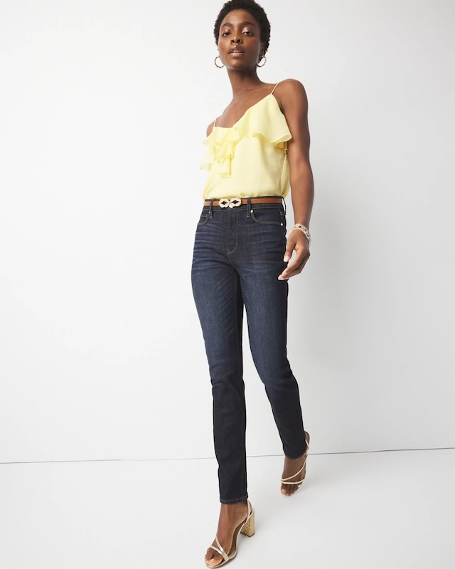 Petite High-Rise Slim Jeans