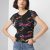Kasuri Floral Black