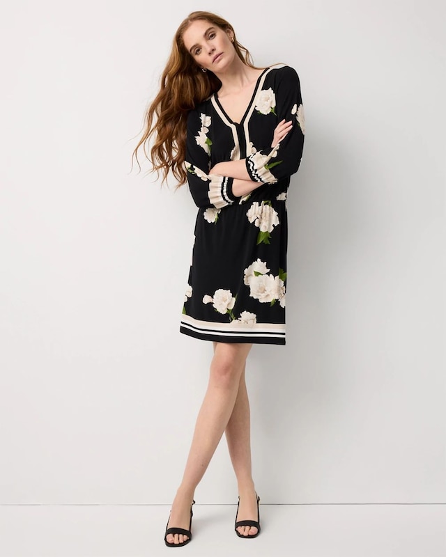 V-neck Mini Dress