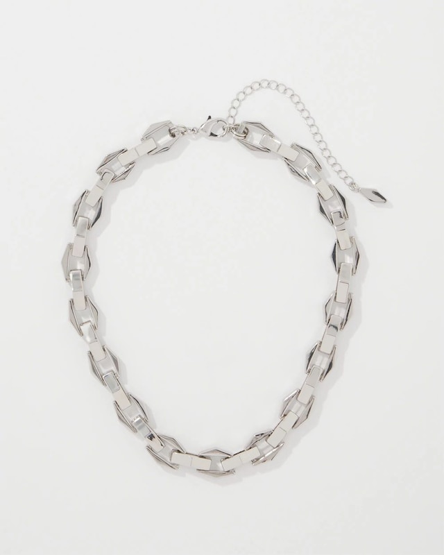 Geometric Links Necklace