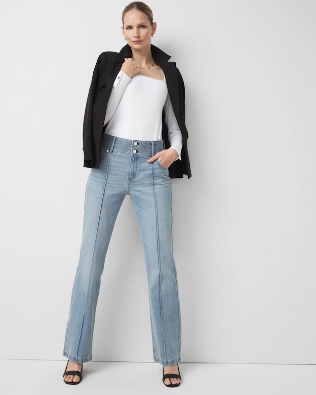 Rigid Stretch Extra High Rise Trouser Jean