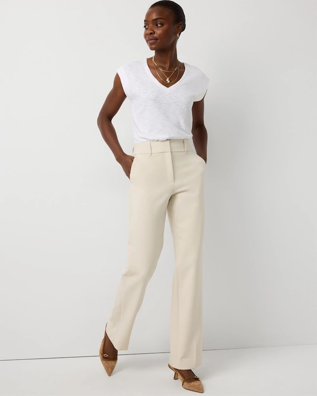 Luxe Stretch High Rise Riley Trouser