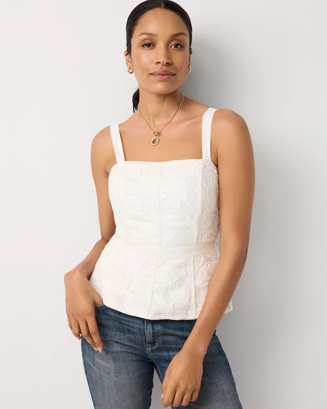 Floral Lace Bustier