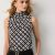 Brushed Plaid Bias Black