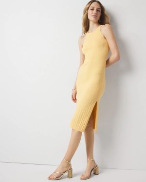 Petite Halter Sweater Dress