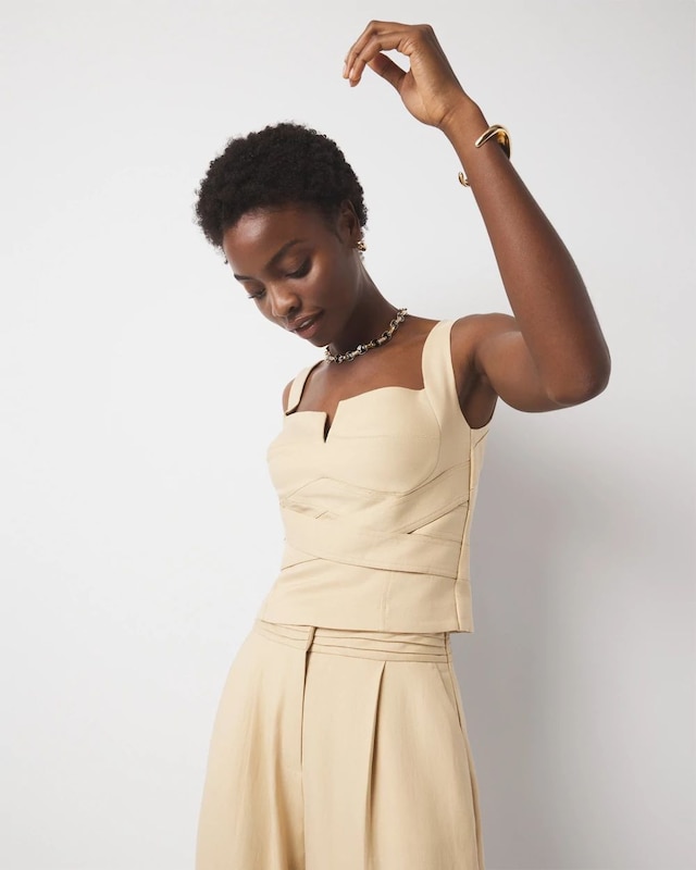 Petite Bandage Wrap Bustier