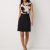 Contour Leaf Black