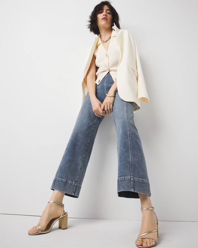 Extra High-Rise Wide Leg Cropped Jean