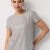 Gray Marl/Silver Foil Rib