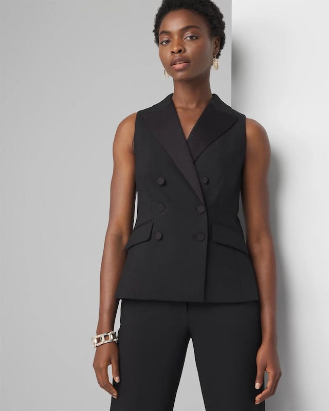 Double-Breasted Tuxedo Vest