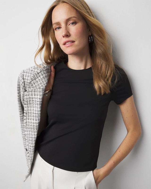 WHBMFORME? All Ways Stretch Crewneck Tee