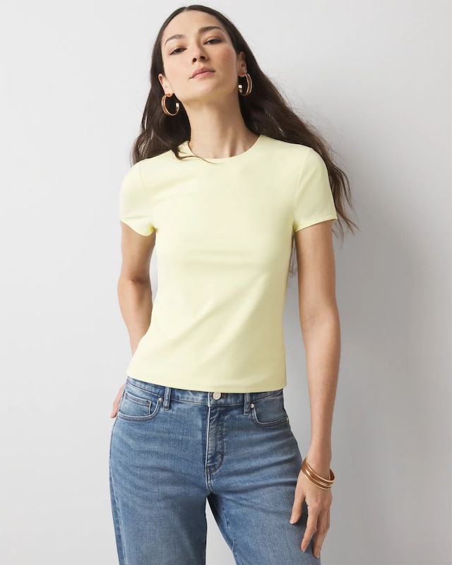 WHBMFORME? All Ways Stretch Crewneck Tee