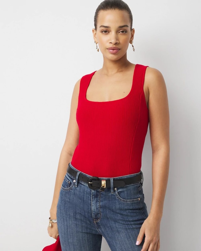 WHBM FORME? Ribbed Ottoman Tank