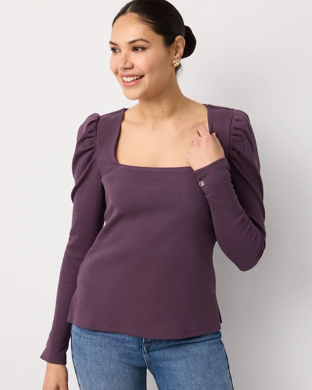 WHBM FORME? Puff Sleeve Top